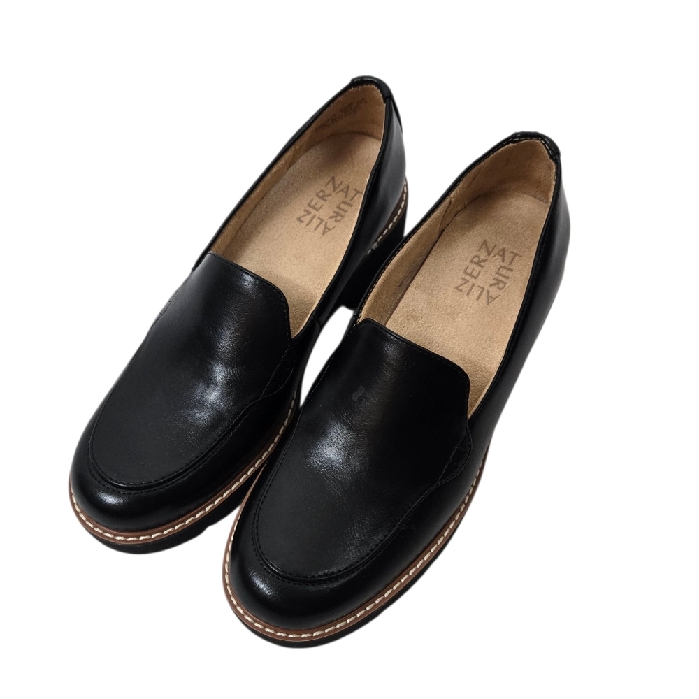 Naturalizer Black Cabaret Faux Leather Loafers